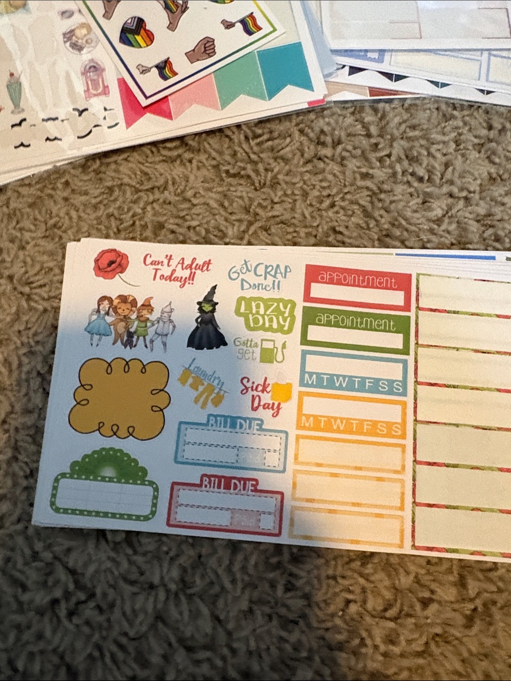 Assorted Planner Sticker Sheets - Multicolor - Picture 4 of 16